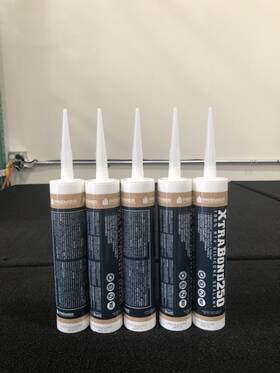 190428656 Premier Building Solutions Lot Of 5 Xtrabond 250 100% Rtv Silicone Sealant Tube Clear