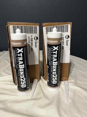 213571221 Premier Building Solutions Xtrabond 250 100% Rtv Silicone Sealant Tube Lot Of 2