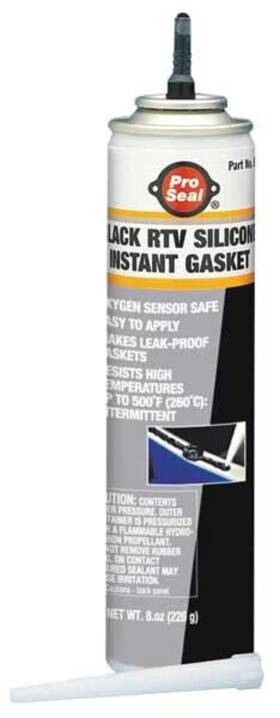 80049 Pro Seal Oil-resistant Rtv Silicone Gasket Maker 8 Oz Black Temp R