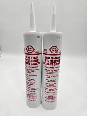 80728 Pro Seal 2 Pack Rtv Silicone Gasket Maker Low Volatile Hi-temp 11.1 Oz