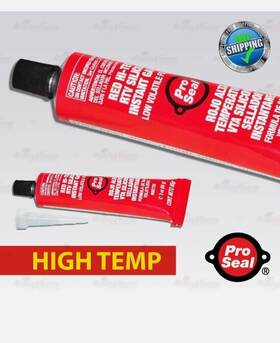 N80726 Pro Seal - Official Product From Pacer Technology Inc. High Temp Silicone Sealant Auto Water Pump Oil Pan Valve Cover Gasket Maker Ps