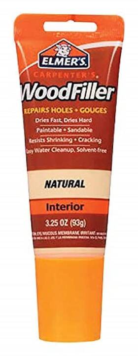 E868 Products 313015482489 Elmers Carpenters Wood Filler 3.25oz Tube Natural