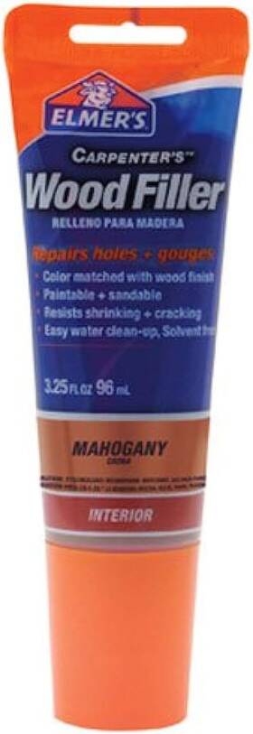 E864 Products 313024013087 Carpenters Wood Filler 3.25-ounce Tube Mahogany