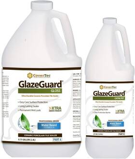 Products Llc 711181708844 Glazeguard Gloss Floor Sealer Wall For Ceramic Porcelain Stone Tile Sur