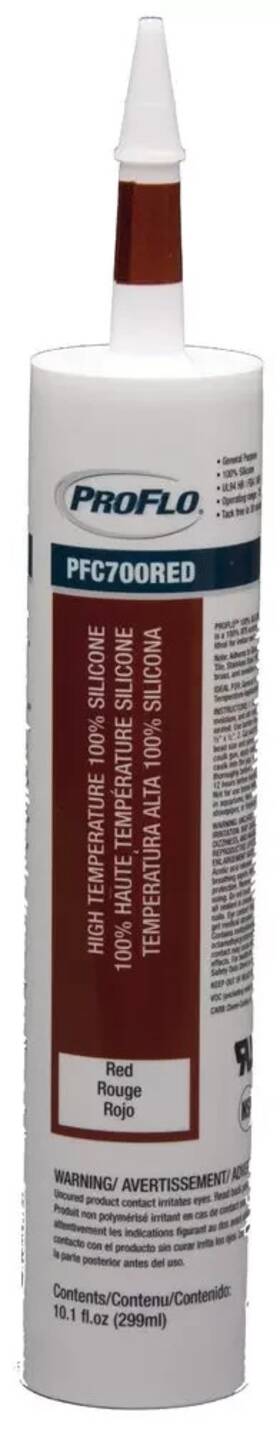 Pfc700red Proflo 12 Pk 10.1 Oz. Silicone High Temp Caulk In Red Exp. 5/2025