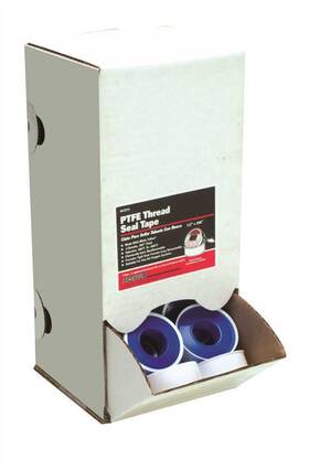 017088-d Proplus Teflon Tape Dispenser Pack 1/2 Inch X 260 In