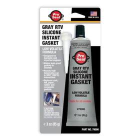 Proseal 050291770038 3 Oz. Gray Rtv Silicone Instant Gasket 12-pack