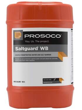 Prosoco 653429008050 Saltguard Wb Penetrating Breathable Concrete Sealer Inch Trusted By Professionals
