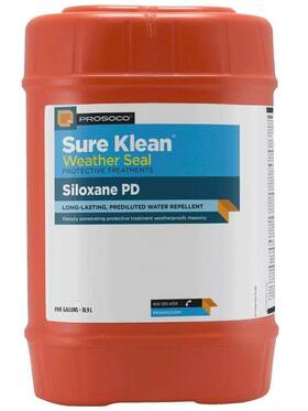 Prosoco 653429017663 Sure Klean Weather Seal Siloxane Pd - Great Water-based Brick Sealer 5-gal