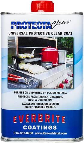 Protectaclear 445041628654 Clear Protective Metal Coating 16 Oz Anti Tarnish Corrosion Gloss Finish
