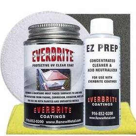 Protectaclear 707152618991 Everbrite Trial Kit 4 Oz. Clear Protective Coating For Metal