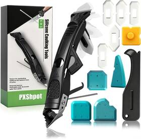 Pxshpot-001 Pxshpot 711181946246 Caulking Tool 6 In 1 Sealant Finishing And Grout Remover Scraper With Silic