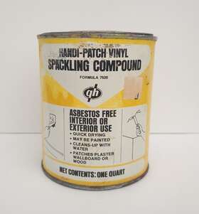 7620 Qh Handi-patch Vinyl Spackling Compoun Formula One Quart Vintage Old Stock