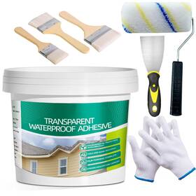Qiveaory 037166242753 5kg/202fl.oz Transparent Waterproof Coating Invisible Agent Clear