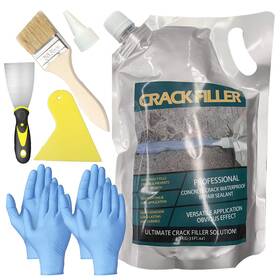 Bf001 Qiveaory 1.5kg/35fl.oz Concrete Crack Filler Waterproof Repair Sealant Premium Quick-d