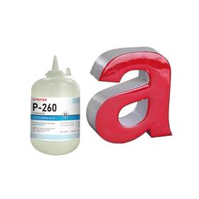 P-260b Qomolangma 6601003627500 1000ml Transparen Fast Curing Glue For Channel Letter Making 500ml/pack