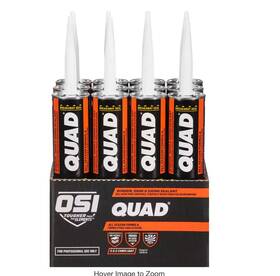 Quad 028756975878 Osi Window Door And Siding Sealant Beige 455 10 Fl Oz Cartridge 12 Pack