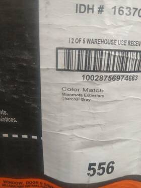 1637271 Quad Osi 10 Oz. Window Door And Siding Polymer Sealant Charcoal Gray