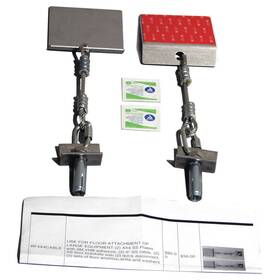 Rf4x4cable Quakehold Adhesive Plate Assembly Floor Bracket 31nj18