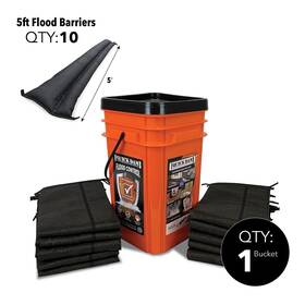 Qdgg5-10 Quick Dam Grab And Go Flood Kit Includes 10 - 5ft Barriers