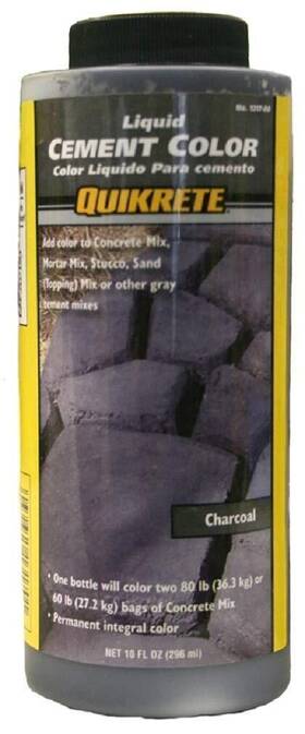 131700 Quikrete 039645131701 Liquid Cement Color 10oz Charcoal