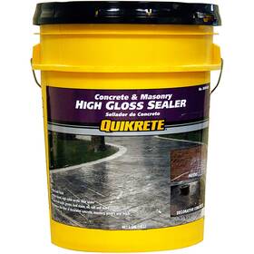 Quikrete 039645880081 Concrete And Masonry High Gloss Sealer 5 Gal