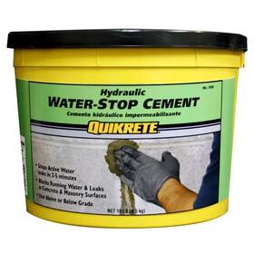 112611 Quikrete 10 Lb. Hydraulic Water-stop Cement Stops Leaks In 3-5 Minutes