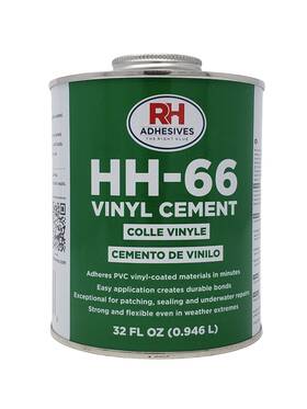 478889 R-h Products Hh-66 Vinyl Cement Quart Can 32 Oz Truck Tarp Fabric Repair Glue