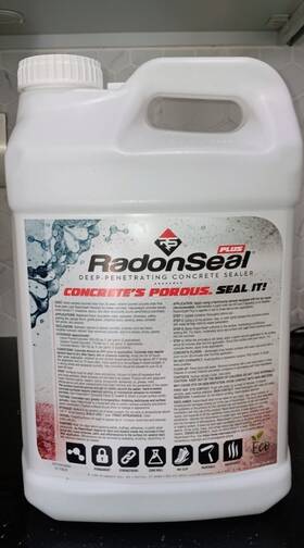 Radonseal 728028089394 Standard Concrete Sealer - 5 Gal