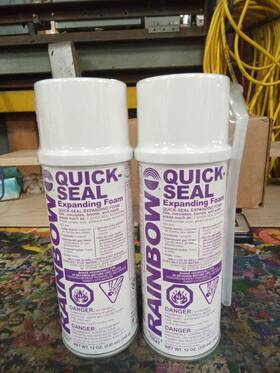 1015ep Rainbow 79547 2 Pack Quick-seal Expanding Foam 12oz