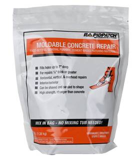 114540 Rapid Patch Moldable Concrete Repair - Surfaces In And Masonry Multipurpos