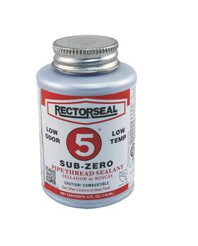 Rectorseal 021449277310 27731 1/4 Pint Brush Top No.5 Sub-zero Pipe Thread Sealant