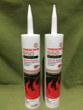 66643 Rectorseal 2 Metacaulk 950 Intumescent Firestop Sealant Red 10.3 Oz