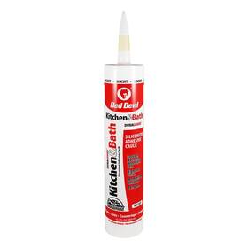 040620 Red Devil 10.1 Oz Kitchen And Bath Siliconized Acrylic Caulk Water Resistant Paintable