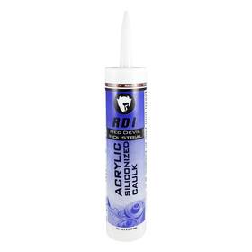 08464i Red Devil 075339002827 Rd Pro Construction Grade Siliconized Acrylic Sealant 10.1 Oz Brown