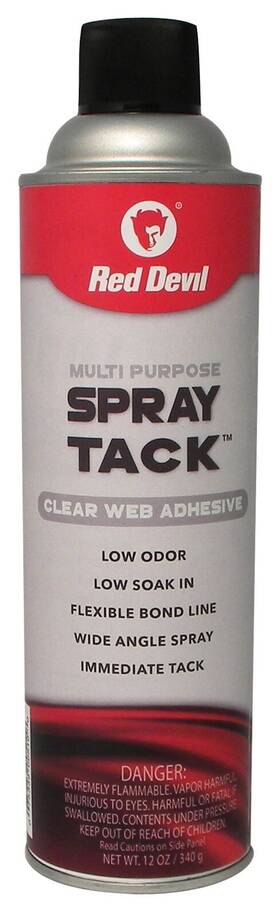 0843di Red Devil 075339005101 Multi Purpose Spray Adhesive 12 Oz