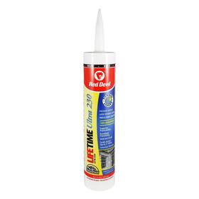 077060 Red Devil 075339011249 Lifetime Ultra Premium Elastomeric Acrylic Latex Sealant 10