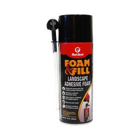 Red Devil 075339026175 Landscape Foam 12 Oz. Aerosol Can Black