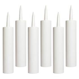 1010 Red Devil 075339036501 300ml Empty Caulk Tube 10 Oz. Reusable Plastic Caulking Cartridge 6 Pack