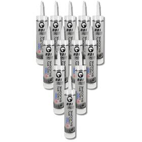 08260i12 Red Devil Rd Pro Industrial Grade Rtv 100% Silicone Sealant 10.1 Oz