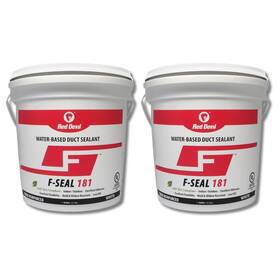 0841dw2 Red Devil Water-based Duct Sealant Fiber Reinforced 1 Gallon White 2 Pack
