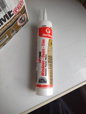 0856pr Red Devil White Siliconized Acrylic Adhesive Caulk - 11 Pack Used One