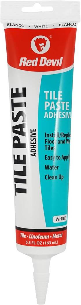0497 Red Devil 313048011014 Tile Paste Adhesive 1 Pack White