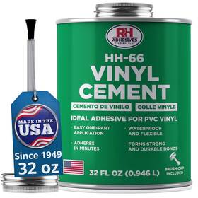 Hh-66 Rh Adhesives 445000359353 Vinyl Cement 32 Oz. Can - Adhesive Glue Repair Infla