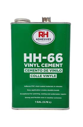 Hh-66 Rh Adhesives 445033627634 Vinyl Cement 1 Gal. Can - Adhesive Glue Inflatables Water