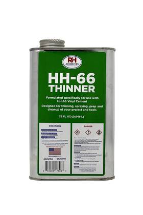 Hh-66 Rh Adhesives 850009177087 Thinner 32 Oz. Can