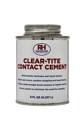 Rh Adhesives 850009177278 Clear-tite Contact Cement 8 Oz. Can -
