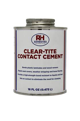 Rh Adhesives 850009177285 Clear-tite Contact Cement 16 Oz. Can