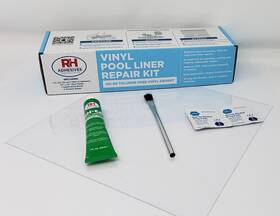 Rh Adhesives 850055057074 Vinyl Pool Liner Repair Kit With 10-inch By 1 Oz. Tube Of