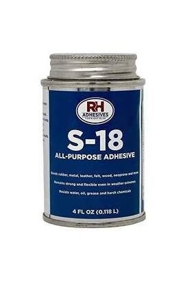 Rh Products 850009177827 S-18 Formula All-purpose Adhesive 4 Oz. Can Adhesives New